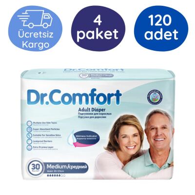 Dr.Comfort Belbantlı Hasta Bezi Orta (M) 30'lu 120 Adet - 1