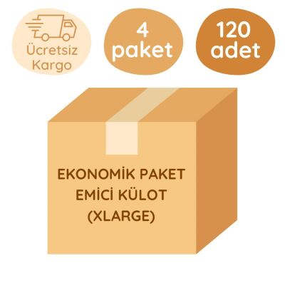 Ekonomik Emici Külot Hasta Bezi Ekstra Büyük Boy(XL) 120 Adet - 1