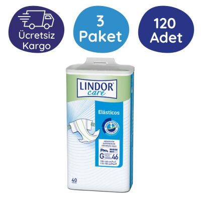 Hartmann Lindor Care 8 Damla Yetişkin Belbantlı Hasta Bezi Büyük (L) 120 Adet - 1