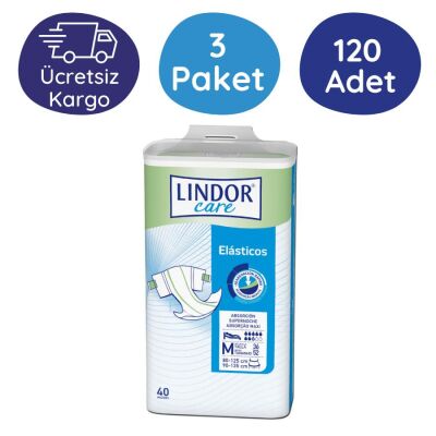 Hartmann Lindor Care 8 Damla Yetişkin Belbantlı Hasta Bezi Orta (M) 120 Adet - 1