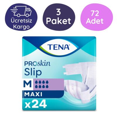 Tena 8 Damla Maxi Premium Belbantlı Hasta Bezi Orta Boy (M) 24'lü 72 Adet - 1